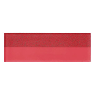 Custom Tomato Red Dual-Texture Name Tag
