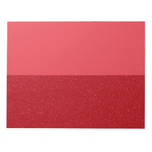 Custom Tomato Red Duo Horizontal Notepad