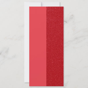 Custom Tomato Red Glitter Slim Card Design