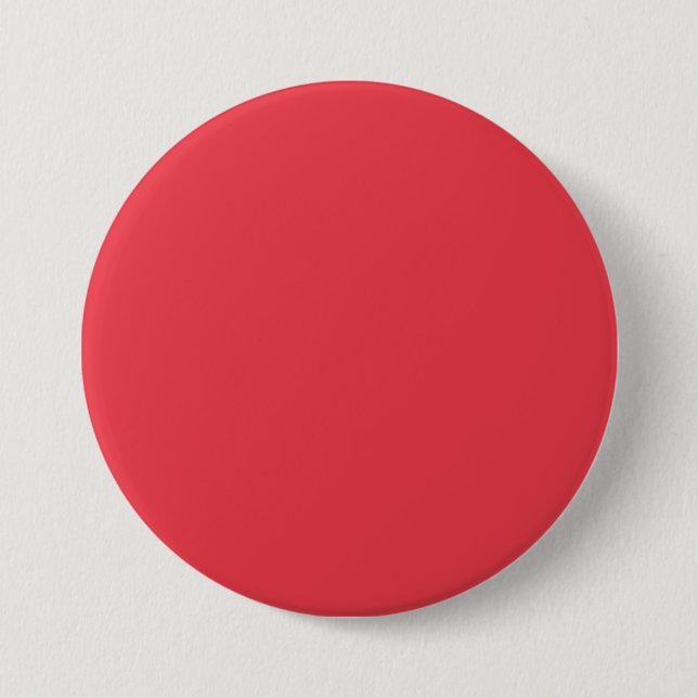 Custom Tomato Red Pin-Back Button (Front)