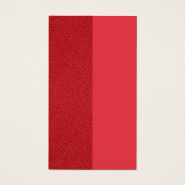 Custom Tomato Red Profile Card – Dual Texture (Front)
