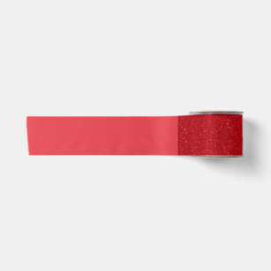 Custom Tomato Red Satin Ribbon – Glitter End