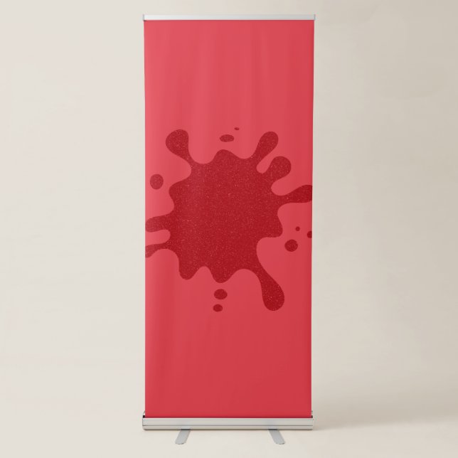Custom Tomato Red Splash Banner (Front)
