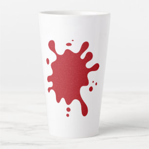 Custom Tomato Red Splash Coffee Mug
