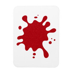 Custom Tomato Red Splash Magnet – White Background
