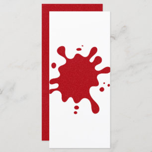 Custom Tomato Red Splash Menu Template