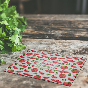 Custom Tomatoes Watercolor, Kitchen  Cutting Board
