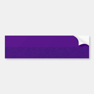 Custom Top-Matte Bottom-Glitter Bumper Sticker
