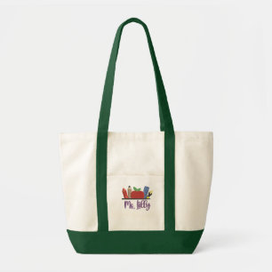 Custom tote bag, Bridesmai gifts tote bag,Embroide Bag