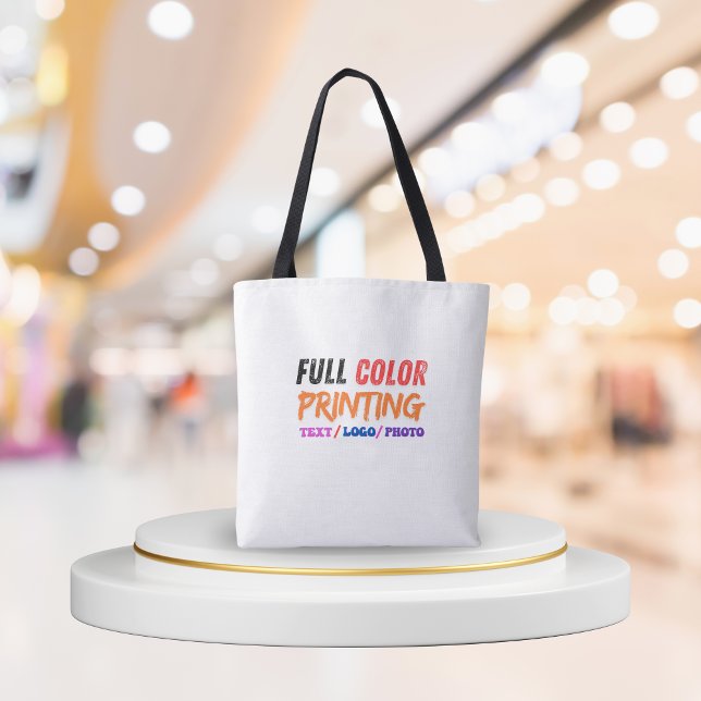 Custom Tote Bags with Logo - Personalised Photo  (Custom Tote Bags with Logo - Personalized Cotton Shopping Bags)