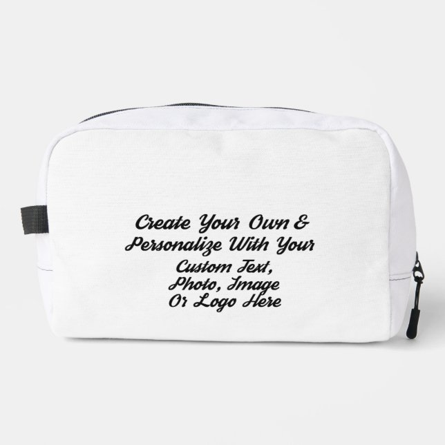 Custom Tote Travel Bag - Personalised Cosmetic Bag (Front)