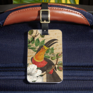Custom Toucan Tropical Luggage Tag