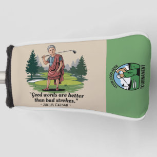 Custom Tournament Funny Quote Corporate Logo Golf Head Cover