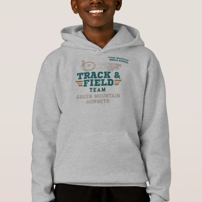 Custom Track and Field Team Club Name Number (Front)
