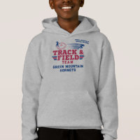 Custom Track and Field Team Club Name Number