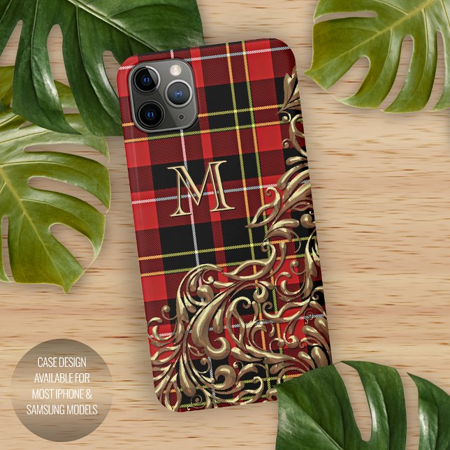 Custom Traditional Scottish Tartan Checks Pattern iPhone Case (Creator Uploaded)