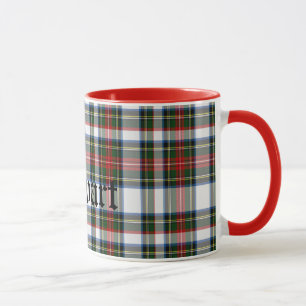 Custom Traditional Stewart Tartan Plaid Mug
