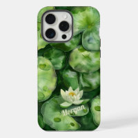 Custom Tranquil Watercolor Pond | Lotus Art Gift