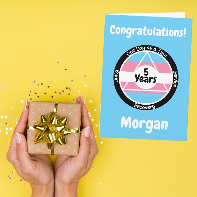 Custom Transgender Pride Sobriety Card (Creator Uploaded)