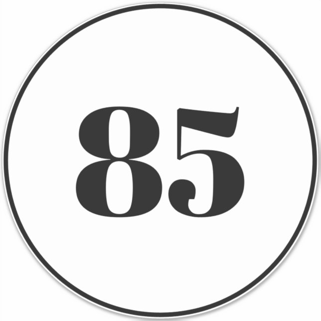 Custom trash recycling can street number Address (Front)