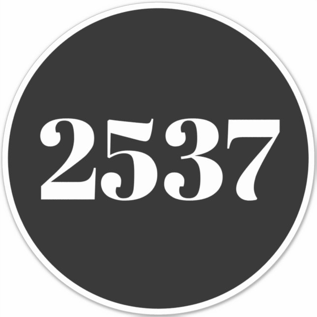 Custom trash recycling can street number Address (Front)