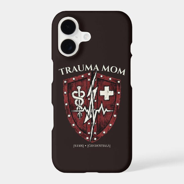 Custom Trauma Nurse Mum Tactical (Back)