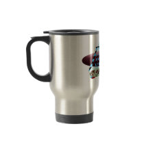 Custom Travel Mug with Graphic Design
