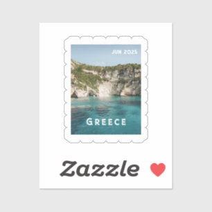 Custom Travel photo and place Stamp Style