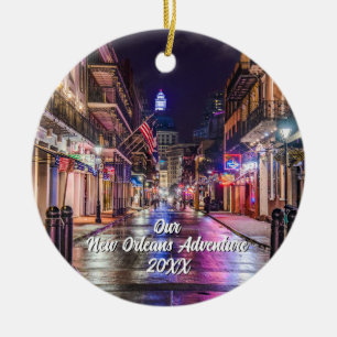 Custom Travel Photo Christmas Tree Ceramic Tree Decoration