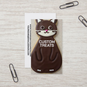 Custom Treats Cookie Decorator Business Card