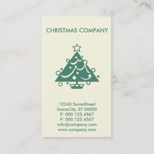 custom tree company business card
