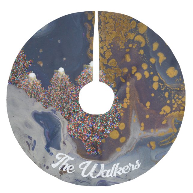 Custom Tree Skirt, Brushed Polyester Brushed Polyester Tree Skirt (Front)