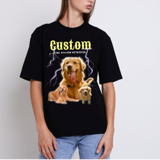 Custom Trendy Bootleg Personalised Dog Photo 90s Sweatshirt