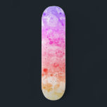 Custom Trendy Pink Blue Purple Green Modern Skateboard<br><div class="desc">Custom Trendy Pink Blue Purple Green Modern Colourful Abstract Art Blank Template Skateboard.</div>