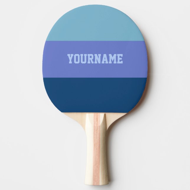 Custom Tri-Color ping pong paddle (Front)