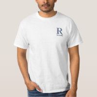Custom Tri-Colour Value Monogram Name T-Shirt