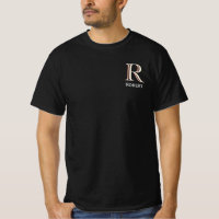 Custom Tri-Colour Value Monogram Name 