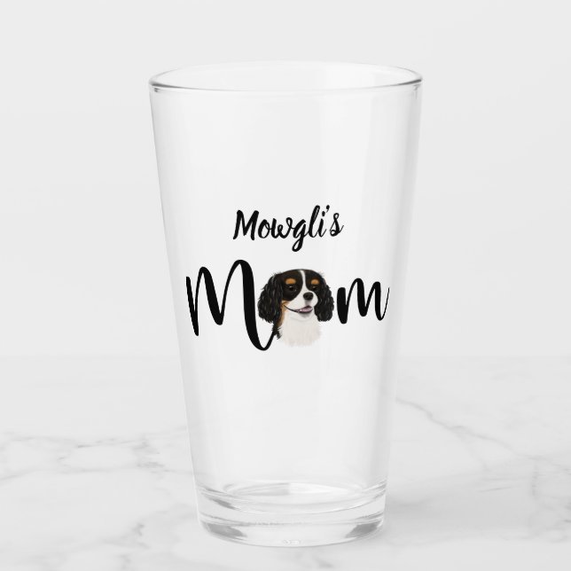 Custom Tri Coloured Cavalier  Glass (Front)