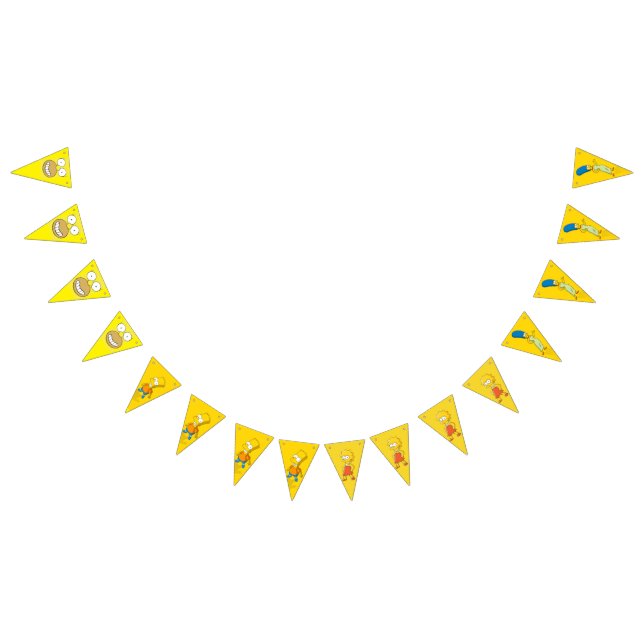 Custom Triangle Party Bunting Banner (All)