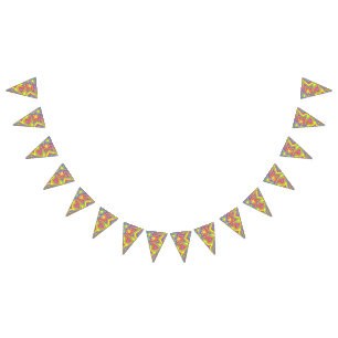 Custom Triangle Party Bunting Banner "Happy"