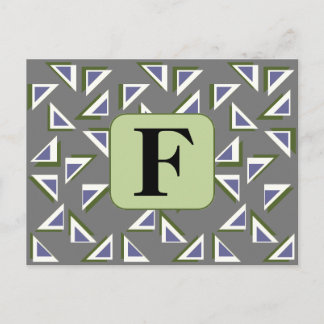 Custom Triangles Postcard