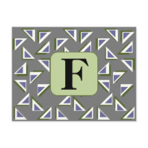 Custom Triangles Postcard