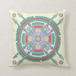 Custom Tribal Motif Pillow