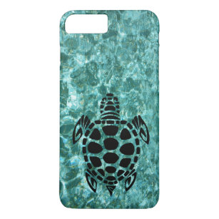 Custom Tribal Sea Turtle Aqua Blue OtterBox iPhone Case-Mate iPhone Case