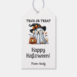 Custom Trick or Treat Happy Halloween Favour Gift Tags