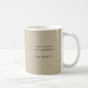 Custom Tropical Santa Beach Mug