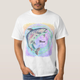 Custom Trout Fishing   t-shirt