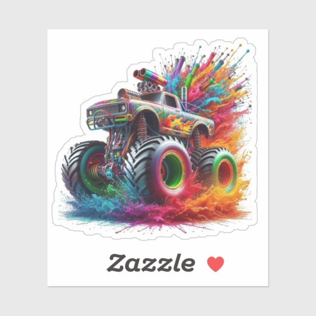 Custom Truck sticker (Sheet)