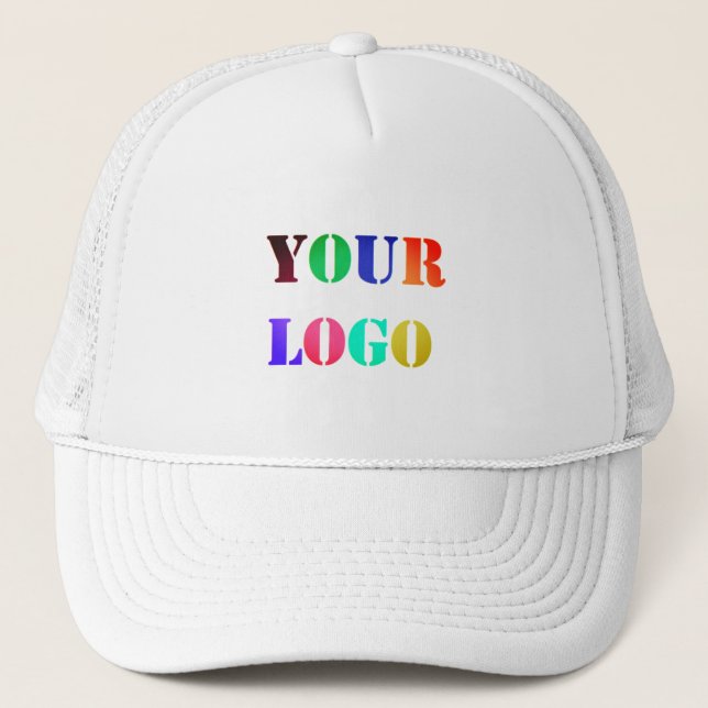 Custom Trucker Hat with Your Business Logo (Front)