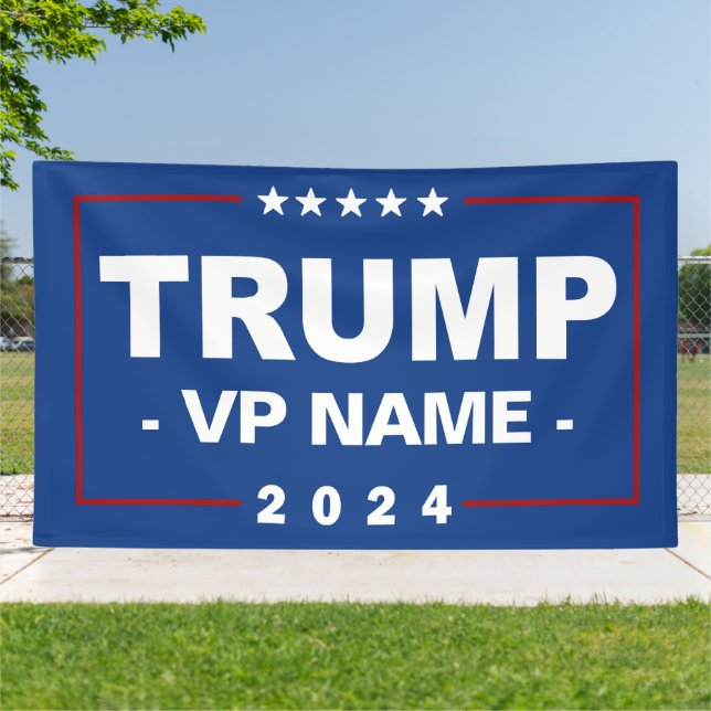 Custom Trump Vice President 2024 Banner (Outside)
